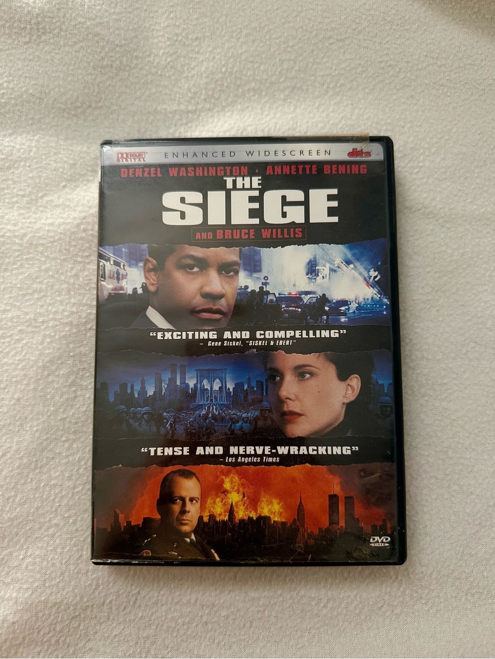 The Siege (DVD) Movie Cover - Black/Blue/Red